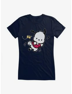 Budget 🧨 Pochacco Butterfly Chase 👧 Girls T-Shirt 🛒 -Cheap Sanrio Store 18723331 hi