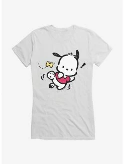 Budget 🧨 Pochacco Butterfly Chase 👧 Girls T-Shirt 🛒 -Cheap Sanrio Store 18723338 hi