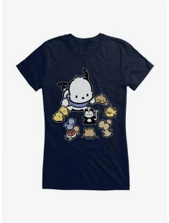 Buy 🤩 Pochacco Circle Of Friends 👧 Girls T-Shirt ✨ -Cheap Sanrio Store 18723373 hi