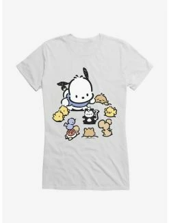 Buy 🤩 Pochacco Circle Of Friends 👧 Girls T-Shirt ✨ -Cheap Sanrio Store 18723380 hi