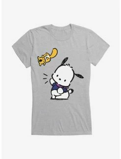 Buy ❤️ Pochacco Flying Mon-Mon 👧 Girls T-Shirt ✨ -Cheap Sanrio Store 18723450 hi