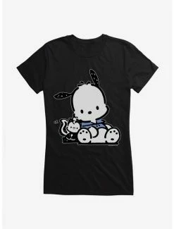Coupon 🤩 Pochacco Friend Hugs 👧 Girls T-Shirt 😀 -Cheap Sanrio Store 18723471 hi