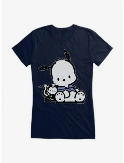 Coupon 🤩 Pochacco Friend Hugs 👧 Girls T-Shirt 😀 -Cheap Sanrio Store 18723499 hi