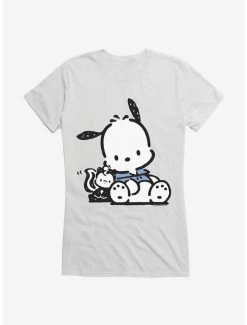 Coupon 🤩 Pochacco Friend Hugs 👧 Girls T-Shirt 😀 -Cheap Sanrio Store 18723506 hi
