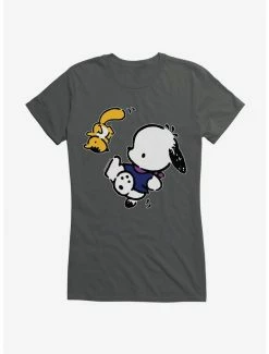 Top 10 ⌛ Pochacco Hanging Out With Mon-Mon 👧 Girls T-Shirt 🌟 -Cheap Sanrio Store 18723520 hi