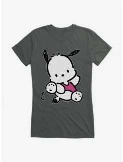 Cheap 🧨 Pochacco Here For Fun Leaps 👧 Girls T-Shirt 🎁 -Cheap Sanrio Store 18723562 hi