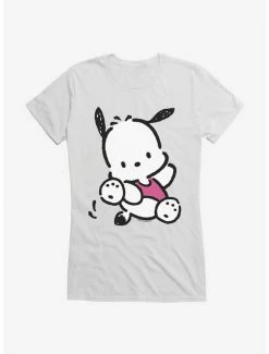 Cheap 🧨 Pochacco Here For Fun Leaps 👧 Girls T-Shirt 🎁 -Cheap Sanrio Store 18723590 hi 1