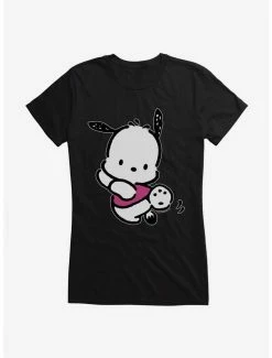 Cheap ❤️ Pochacco Kicking It 👧 Girls T-Shirt 😉 -Cheap Sanrio Store 18723597 hi 1