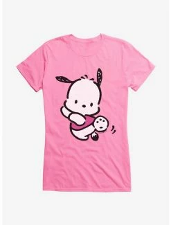 Cheap ❤️ Pochacco Kicking It 👧 Girls T-Shirt 😉 -Cheap Sanrio Store 18723611 hi