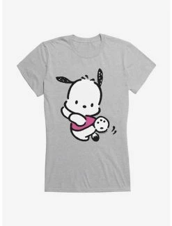Cheap ❤️ Pochacco Kicking It 👧 Girls T-Shirt 😉 -Cheap Sanrio Store 18723618 hi