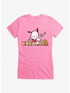 Buy 🔔 Pochacco Outdoor Fun With Friends 👧 Girls T-Shirt ⭐ -Cheap Sanrio Store 18723653 hi 1