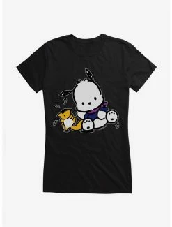 Cheapest ✨ Pochacco Playing With Mon-Mon 👧 Girls T-Shirt ✔️ -Cheap Sanrio Store 18723723 hi