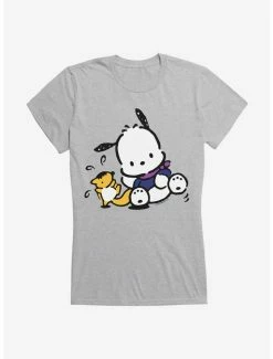 Cheapest ✨ Pochacco Playing With Mon-Mon 👧 Girls T-Shirt ✔️ -Cheap Sanrio Store 18723744 hi
