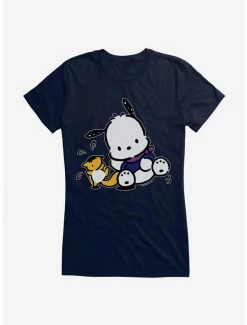 Cheapest ✨ Pochacco Playing With Mon-Mon 👧 Girls T-Shirt ✔️ -Cheap Sanrio Store 18723751 hi