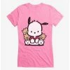 Coupon 🤩 Pochacco Sitting With Friends 👧 Girls T-Shirt ✔️ -Cheap Sanrio Store 18723821 hi