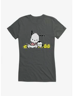 Outlet ⌛ Pochacco 🌞 Summer Friends 👧 Girls T-Shirt 🌟 -Cheap Sanrio Store 18723856 hi