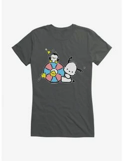 New ⭐ Pochacco Swimming Party 👧 Girls T-Shirt 🔥 -Cheap Sanrio Store 18723940 hi
