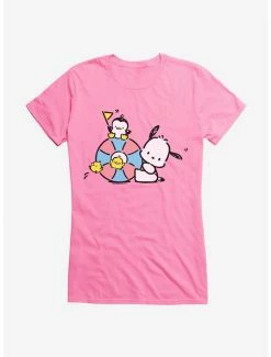 New ⭐ Pochacco Swimming Party 👧 Girls T-Shirt 🔥