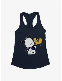Deals ✨ Pochacco Dancing With Mon-Mon 👧 Girls Tank 😀 -Cheap Sanrio Store 18724315 hi 1