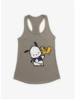 Deals ✨ Pochacco Dancing With Mon-Mon 👧 Girls Tank 😀 -Cheap Sanrio Store 18724322 hi