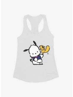Deals ✨ Pochacco Dancing With Mon-Mon 👧 Girls Tank 😀 -Cheap Sanrio Store 18724329 hi