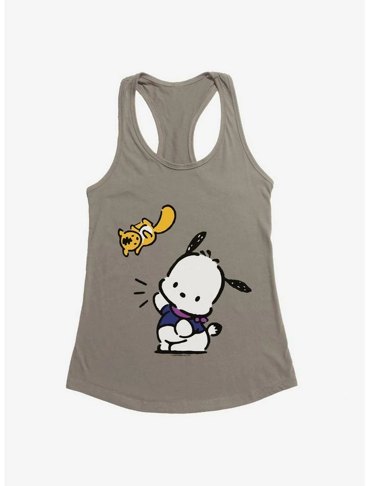 Promo 🎉 Pochacco Flying Mon-Mon 👧 Girls Tank ✨ 5 Promo 🎉 Pochacco Flying Mon-Mon 👧 Girls Tank ✨ - Image 3