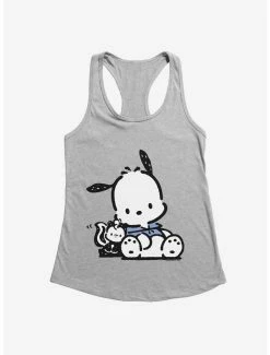 Outlet 😍 Pochacco Friend Hugs 👧 Girls Tank 🌟 -Cheap Sanrio Store 18724378 hi