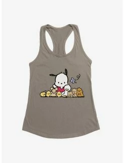 Cheapest 👍 Pochacco Outdoor Fun With Friends 👧 Girls Tank ✨ -Cheap Sanrio Store 18724532 hi
