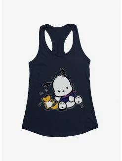 Promo 🧨 Pochacco Playing With Mon-Mon 👧 Girls Tank 🤩 -Cheap Sanrio Store 18724595 hi