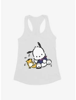 Promo 🧨 Pochacco Playing With Mon-Mon 👧 Girls Tank 🤩 -Cheap Sanrio Store 18724609 hi