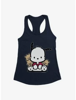 Wholesale ✨ Pochacco Sitting With Friends 👧 Girls Tank 🤩 -Cheap Sanrio Store 18724665 hi