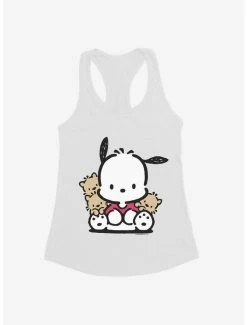 Wholesale ✨ Pochacco Sitting With Friends 👧 Girls Tank 🤩 -Cheap Sanrio Store 18724679 hi