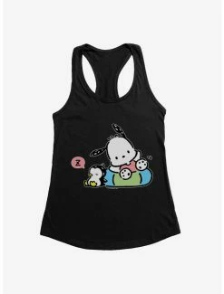 Brand new 😀 Pochacco Swimming & Good Vibes 👧 Girls Tank 🌟 -Cheap Sanrio Store 18724721 hi 1