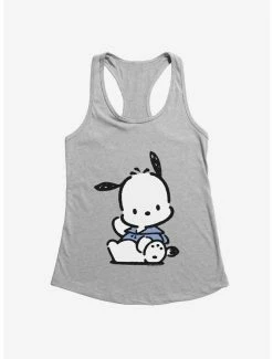 Best deal 😍 Pochacco Waving 👧 Girls Tank 😍 -Cheap Sanrio Store 18724903 hi