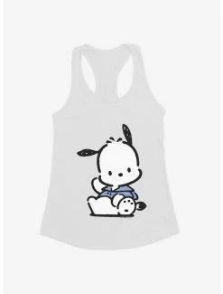 Best deal 😍 Pochacco Waving 👧 Girls Tank 😍 -Cheap Sanrio Store 18724924 hi