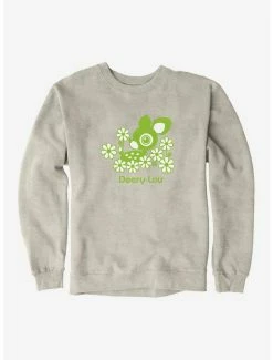 Cheapest ⭐ Deery-Lou Floral Green Design Sweatshirt 🎉 -Cheap Sanrio Store 18725602 hi