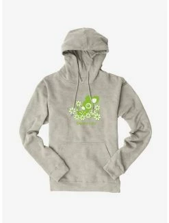 Best Pirce 🛒 Deery-Lou Floral Green Design Hoodie ⭐ -Cheap Sanrio Store 18725922 hi