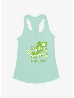 Best deal ✨ Deery-Lou Floral Green Design 👧 Girls Tank 🎉