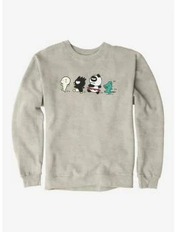 Hot Sale 🔥 Badtz Maru With Pandaba, HanaMaru, Pochi March Sweatshirt ⭐ -Cheap Sanrio Store 18729354 hi 1
