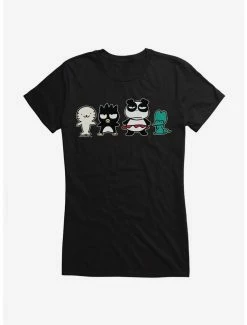 Hot Sale 🛒 Badtz Maru With Pandaba, HanaMaru, & Pochi 👧 Girls T-Shirt 🌟