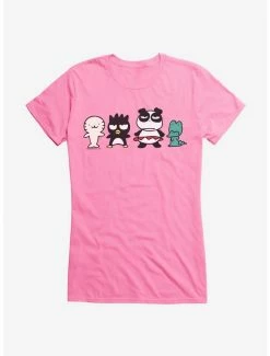 Hot Sale 🛒 Badtz Maru With Pandaba, HanaMaru, & Pochi 👧 Girls T-Shirt 🌟 -Cheap Sanrio Store 18731708 hi