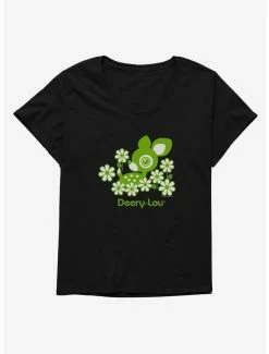 New 😉 Deery-Lou Floral Green Design 👧 Girls T-Shirt Plus Size 😉 -Cheap Sanrio Store 18739344 hi