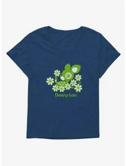 New ๐ Deery-Lou Floral Green Design ๐ง Girls T-Shirt Plus Size ๐