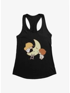 Cheapest 🌟 Little Twin Stars Moon Kisses 👧 Girls Tank 😍 -Cheap Sanrio Store 18897293 hi