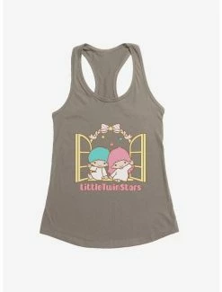 Budget 🌟 Little Twin Stars Waving Hello 👧 Girls Tank 😀 -Cheap Sanrio Store 18897384 hi