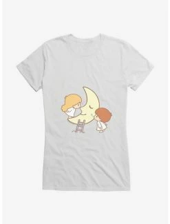Deals 🛒 Little Twin Stars Moon Kisses 👧 Girls T-Shirt 😍 -Cheap Sanrio Store 18897470 hi