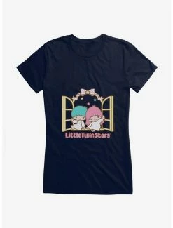 Top 10 😉 Little Twin Stars Waving Hello 👧 Girls T-Shirt 😍 -Cheap Sanrio Store 18897547 hi