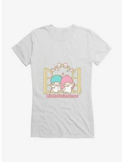 Top 10 😉 Little Twin Stars Waving Hello 👧 Girls T-Shirt 😍 -Cheap Sanrio Store 18897554 hi