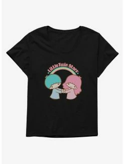 Flash Sale 🔔 Little Twin Stars Holding Hands 👧 Girls T-Shirt Plus Size 👏
