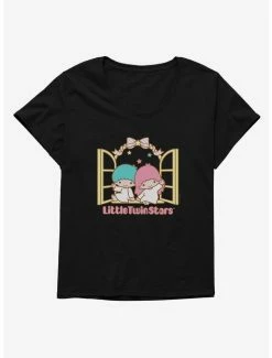 Budget ✨ Little Twin Stars Waving Hello 👧 Girls T-Shirt Plus Size ✨ -Cheap Sanrio Store 18897741 hi